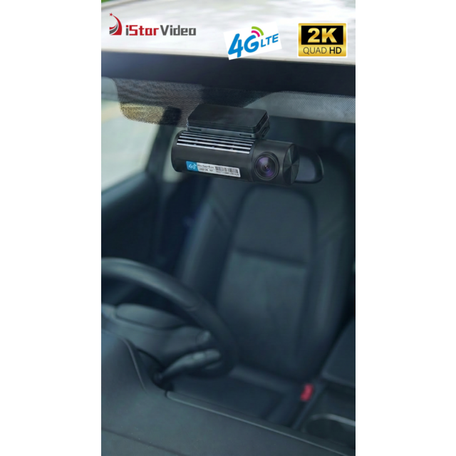 Mini Dashcam Inteligente 4G 2K Doble Lente | Comunicación Bidireccional, Vista Remota, Geo-cerca, Alarma de Estacionamiento, DMS