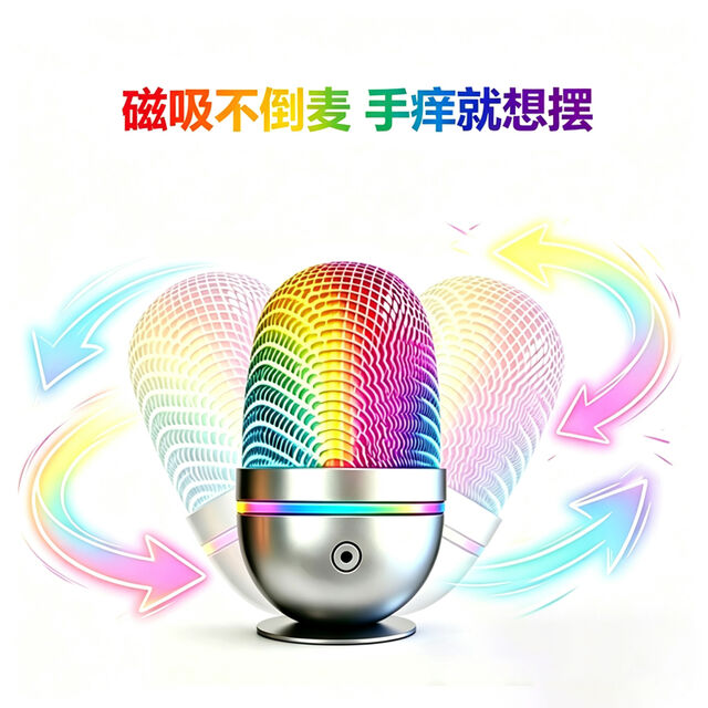 Micrófono de Juego RGB USB con Soporte Ajustable, Reducción de Ruido AI ENC, Micrófono de Grabación Tipo-C OTG para PC y Teléfono Android Streaming
