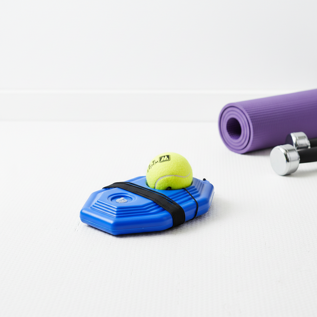 Herramienta de Entrenamiento de Tenis Portátil Duradera de Nylon de Ocho Bordes