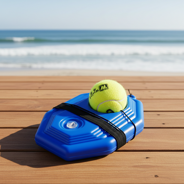 Herramienta de Entrenamiento de Tenis Portátil Duradera de Nylon de Ocho Bordes