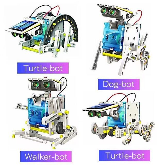 13-in-1 DIY Solar Roboter Wissenschaft Experiment Lernspielzeug