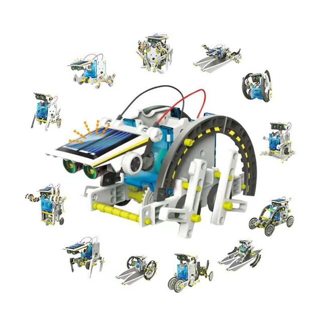 13-in-1 DIY Solar Roboter Wissenschaft Experiment Lernspielzeug