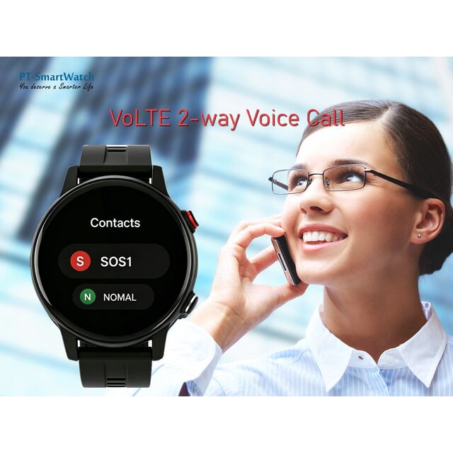 L23 GPS Web/SMS Tracking Smartwatch Sturzerkennung Uhren SOS Anruf Sicher und Gesund Wifi BEL 4G Senioren Smartwatch