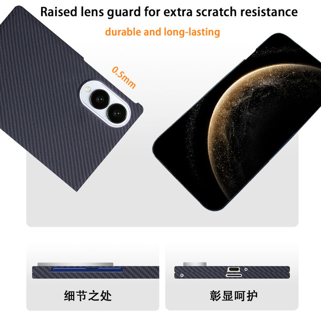 Coque en Kevlar pour Samsung Galaxy Fold 8, ultrafine de 1.1 mm, couverture en fibre d'aramide, compatible MagSafe, antichoc, protectrice mince
