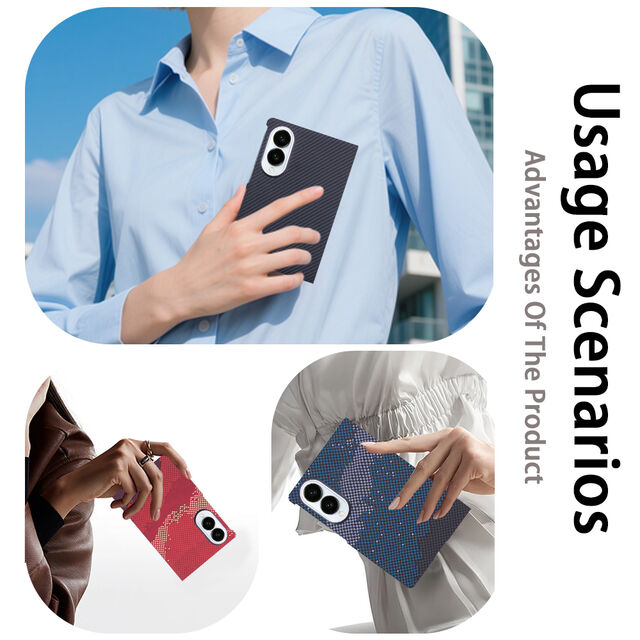 Coque en Kevlar pour Samsung Galaxy Fold 8, ultrafine de 1.1 mm, couverture en fibre d'aramide, compatible MagSafe, antichoc, protectrice mince