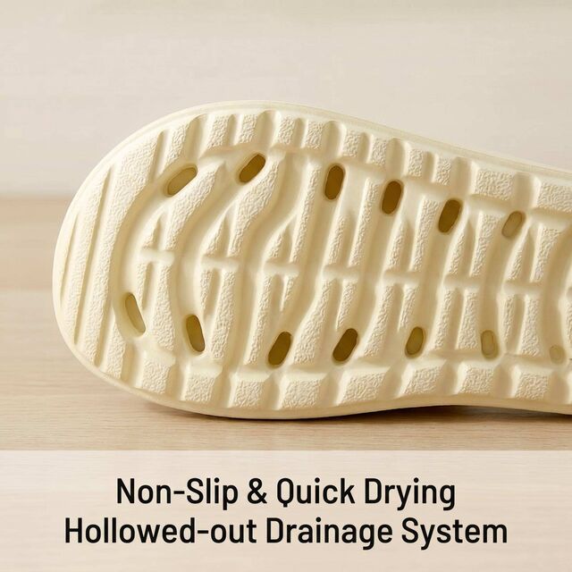 Dicke orthopädische rutschfeste Cloud Slide Sandalen mit schneller Trocknung und Fußgewölbeunterstützung