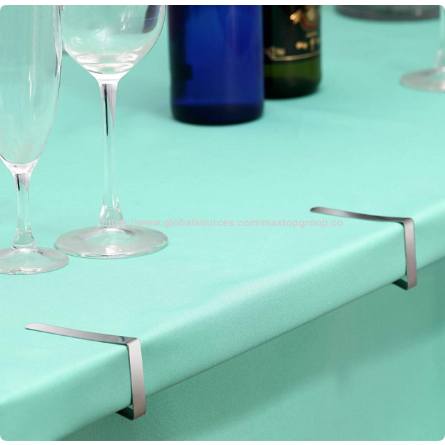 Clips para Mantel de Acero Inoxidable de Alta Resistencia para Picnic, Pinzas para Cubre Mantel