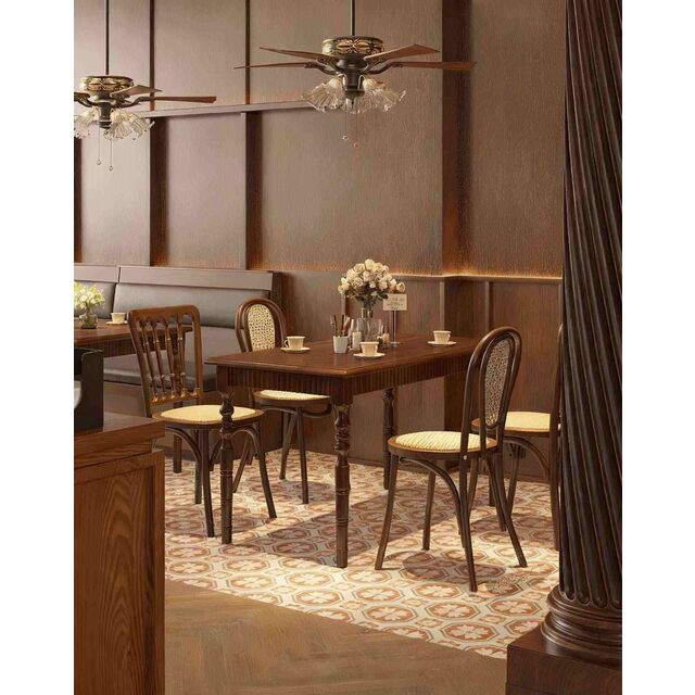 Mesas de Comedor de Madera Maciza Personalizables para Restaurante, Cafetería y Villa