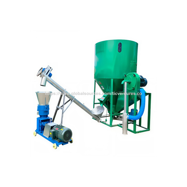 Komplette Futtermittel-Pelletierungsanlage für die Produktion von Tier- und Geflügelfutter