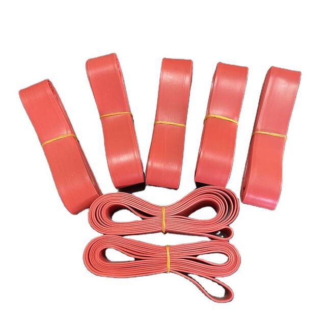 Bandes de Liaison Élastiques en Caoutchouc Rouge pour Emballage