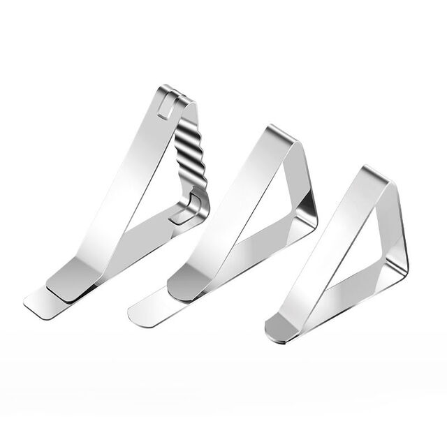 Clips para Mantel de Acero Inoxidable para Fiestas de Picnic