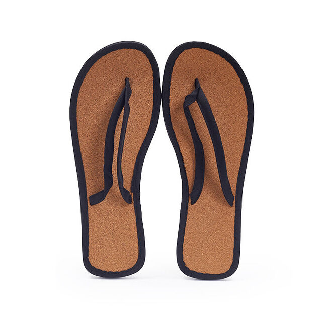 Einweg-Spa-Strandschuh, umweltfreundliches Fußbekleidung aus Palmkork für Hotels
