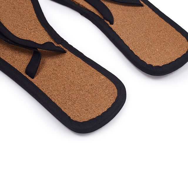 Einweg-Spa-Strandschuh, umweltfreundliches Fußbekleidung aus Palmkork für Hotels