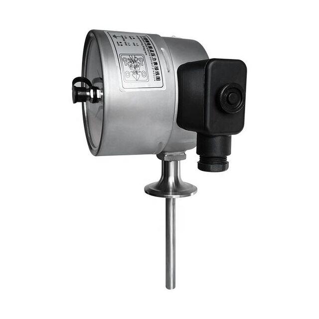 Industrial Stainless Steel Bimetal Electric Contact Thermometer Switch