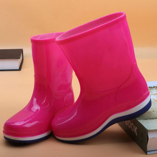 Cartoon Waterproof Unisex Kids Kindergarten Student Rain Boots