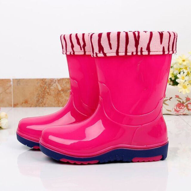 Cartoon Waterproof Unisex Kids Kindergarten Student Rain Boots