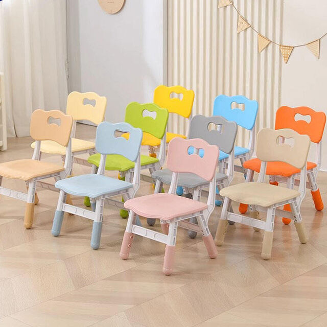 Stackable Colorful Plastic Kids Kindergarten Classroom Chair Furniture