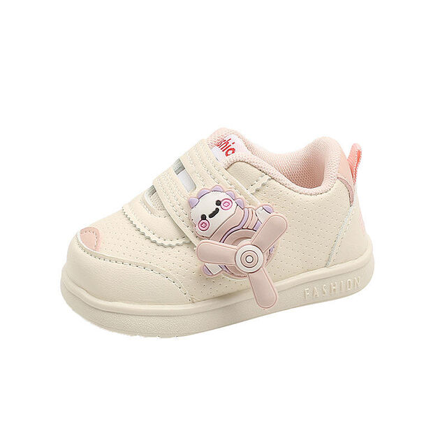 Breathable Soft Bottom Cartoon Newborn Toddler Leather Crib Shoes