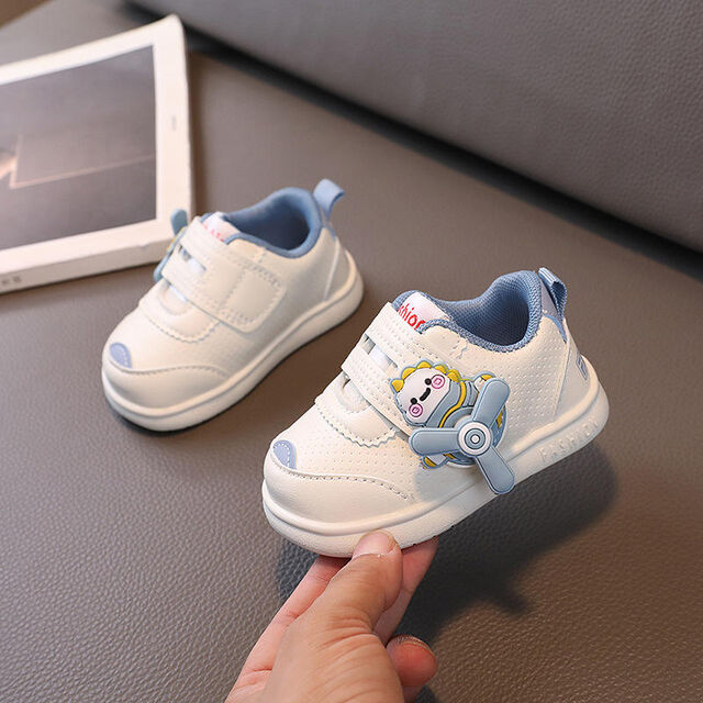 Breathable Soft Bottom Cartoon Newborn Toddler Leather Crib Shoes