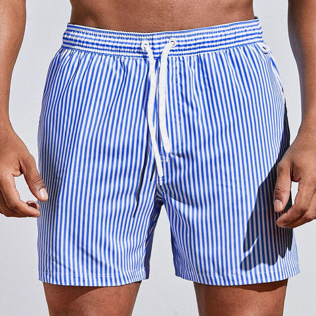 Bañador de Secado Rápido para Hombre con Forro de Malla - Pantalones Cortos de Playa Sublimados