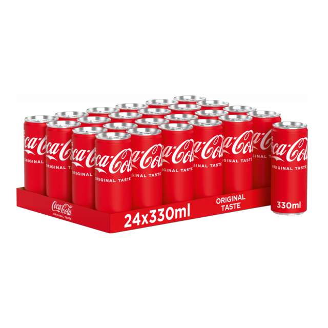 Coca-Cola Original | Latas Slim 330ml e Coca-Cola 24 x 33cl