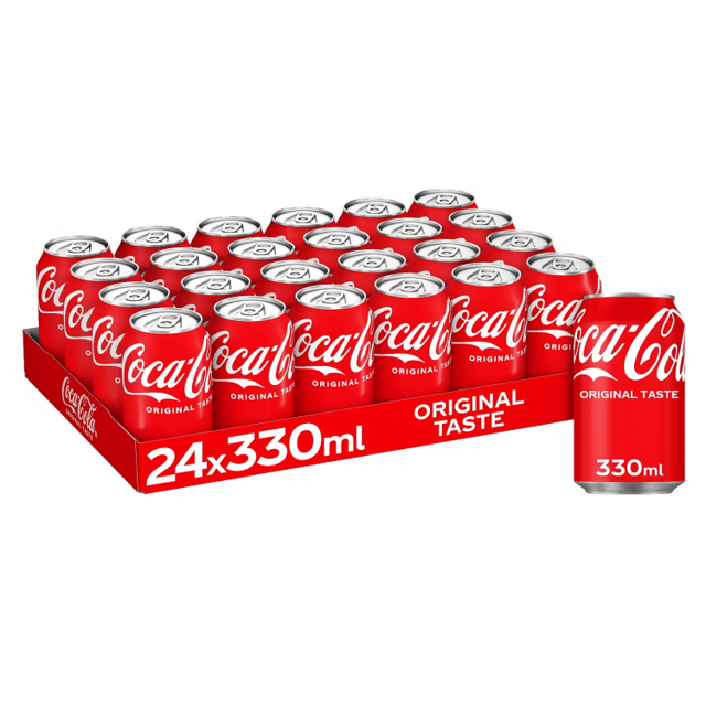 Coca-Cola Original | Latas Slim 330ml e Coca-Cola 24 x 33cl