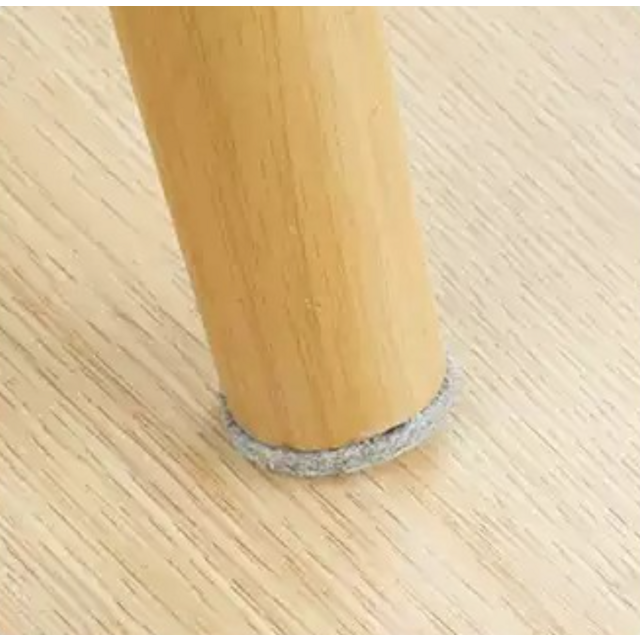 Protector de muebles de madera maciza para evitar colisiones de mesas y sillas - Felpa autoadhesiva silenciosa para suelos