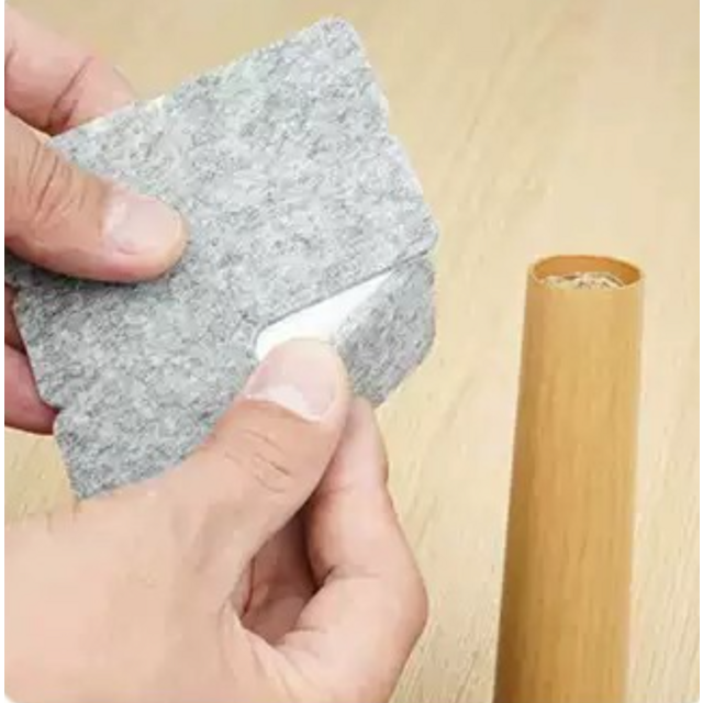 Protector de muebles de madera maciza para evitar colisiones de mesas y sillas - Felpa autoadhesiva silenciosa para suelos