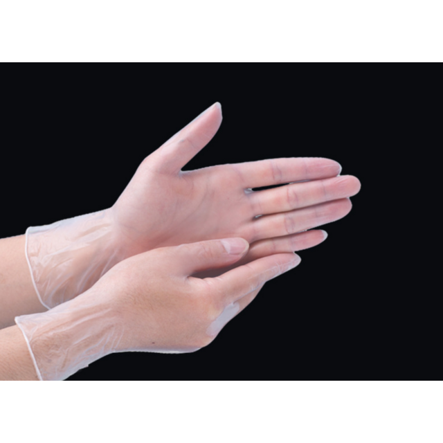Luvas de PVC sem pó - Uso único, luvas transparentes de grau alimentício para uso doméstico e culinário
