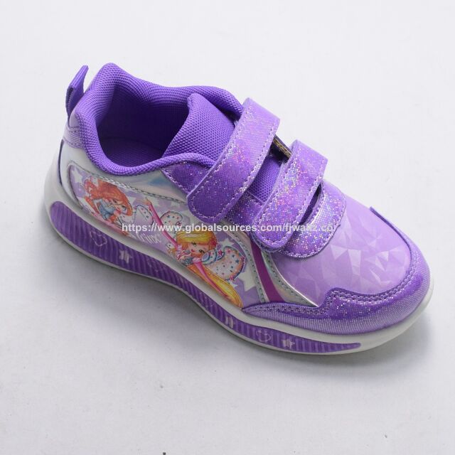 Kids Shoes for Girls ,Non Slip Memory Foam Girls Shoes,Lightweight Fashion Sneakers Trendy,LED shoes