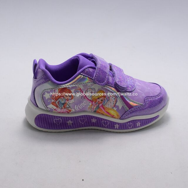 Kids Shoes for Girls ,Non Slip Memory Foam Girls Shoes,Lightweight Fashion Sneakers Trendy,LED shoes