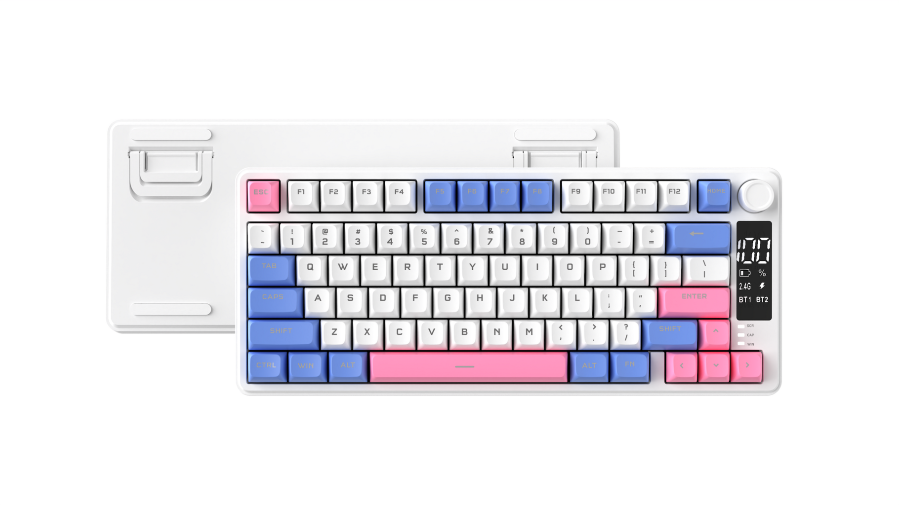 Source 75% Compact Gaming Keyboard Tri-mode Wireless Rgb Membrane ...