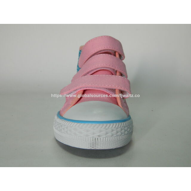 Children injection shoes,kids school shoes, mid-top canvas shoe