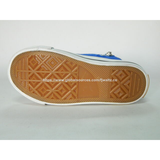 Children injection shoes,kids school shoes, mid-top canvas shoe