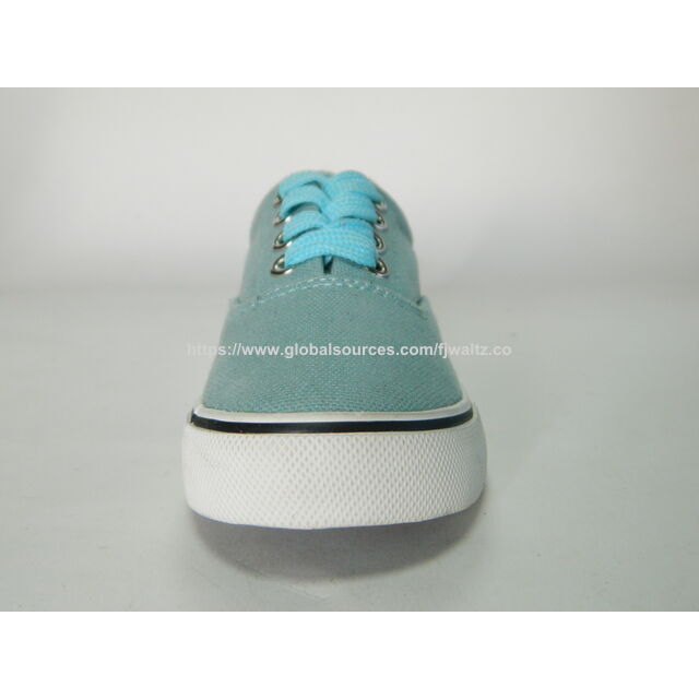 Children lace up vulcanized shoes,kids school shoes, basic canvas shoes