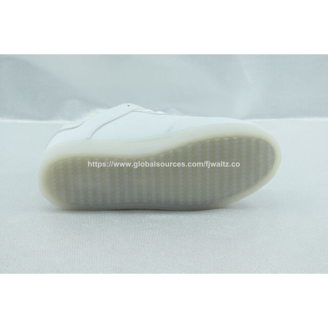 Children LED shoes, custom lace up injection shoes with LED on sole anti slip casual shoe