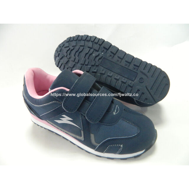New style Children's High breathable mesh & suede PU upper Injection school shoes, good for jogging.