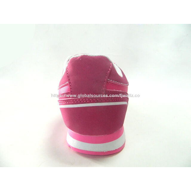 New style Children's High breathable mesh & suede PU upper Injection school shoes, good for jogging.