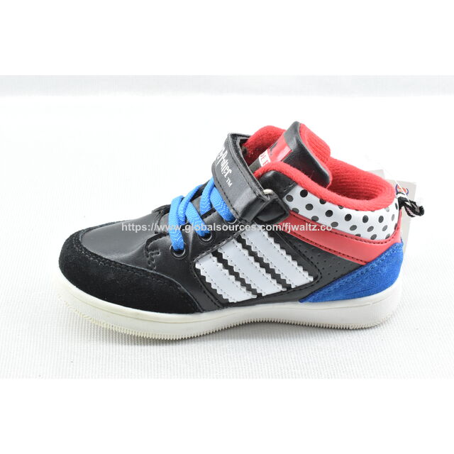 Toddler Synthetic Leather Casual Hightop Sneaker Shoe,Built to keep tiny toes safe and sound and extra comfortable, lace-up design