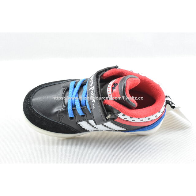 Toddler Synthetic Leather Casual Hightop Sneaker Shoe,Built to keep tiny toes safe and sound and extra comfortable, lace-up design