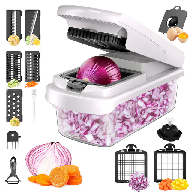 Hongna Manual Vegetable Chopper 18-Piece Set