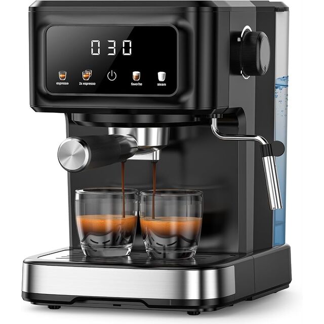 Buy Easy Clean Espresso Coffee And Cappuccino Machine with Big Water Tank.