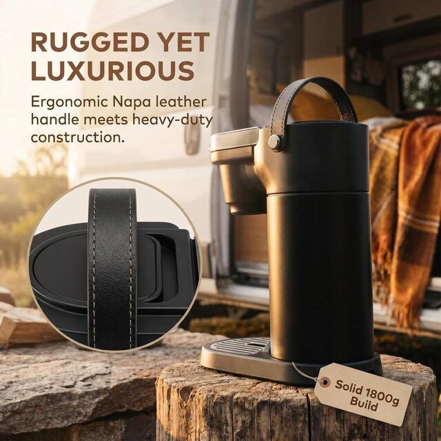 COKAFEGO CF01 Wireless Outdoor Coffee Station Cordless K Cup Coffee Maker with 60oz Vacuum Insulated Water Tank Built in Rechar