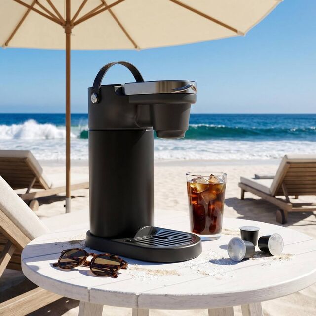 COKAFEGO CF01 Lightweight Wireless Coffee Maker Battery Operated Coffee Brewer for Picnic Day Trip Backpacking Outdoor