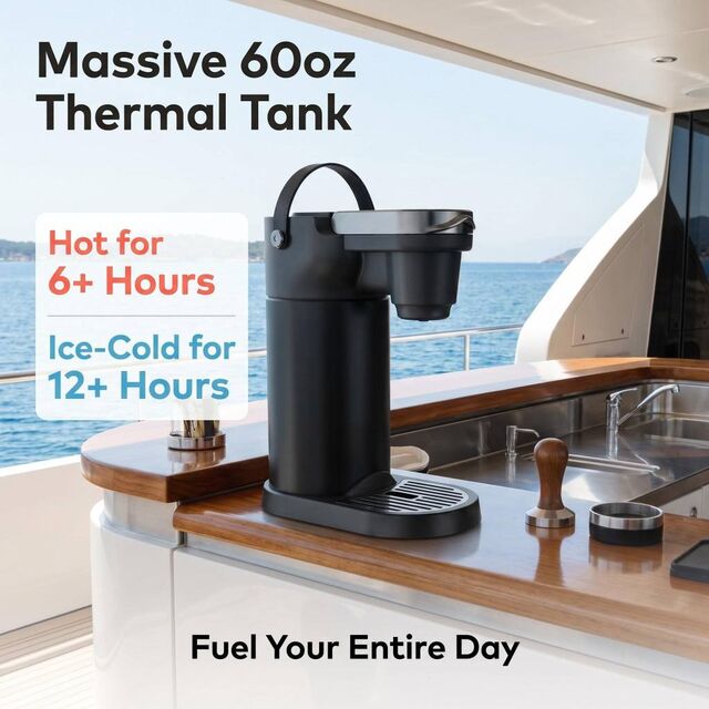 COKAFEGO CF01 Lightweight Wireless Coffee Maker Battery Operated Coffee Brewer for Picnic Day Trip Backpacking Outdoor