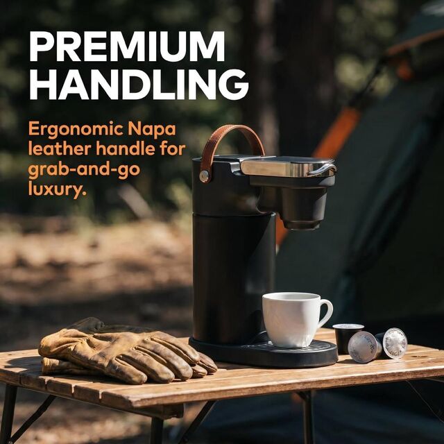 COKAFEGO CF01 Lightweight Wireless Coffee Maker Battery Operated Coffee Brewer for Picnic Day Trip Backpacking Outdoor