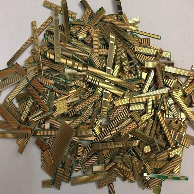 Top Recycled Grade High Gold Yield Trimmed Computer Gold Ram Fingers Scrap / Wholesale Price Rams with Free International Shipping