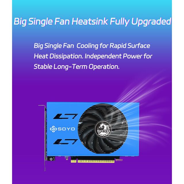 Gaming Graphics Card RX 580 8GB 2048SP GDDR5 256bit, 6xHDMI 2.0b PCIe3.0, Single Fan Desktop Video Card, Wholesale