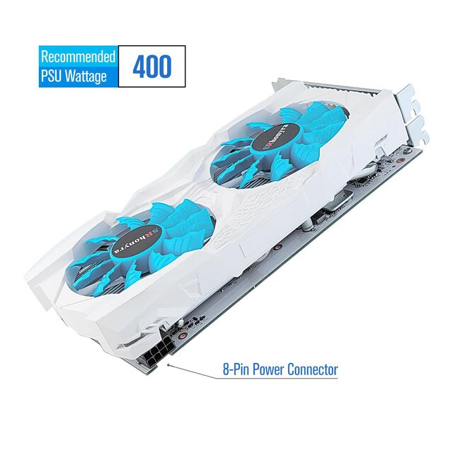 GTX1660 Super Graphics Card 6GB GDDR6 192-bit Dual Fans, Desktop Gaming GPU for PC Assembly Wholesale