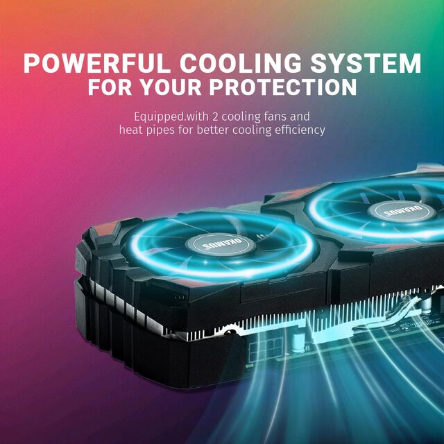 RX 590 Graphics Card 8GB GDDR5 2304SP 256bit Dual Fan, DPx2+HDMI Output PCIe3.0 Gaming GPU Bulk Wholesale